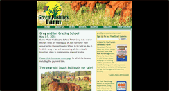 Desktop Screenshot of greenpasturesfarm.net